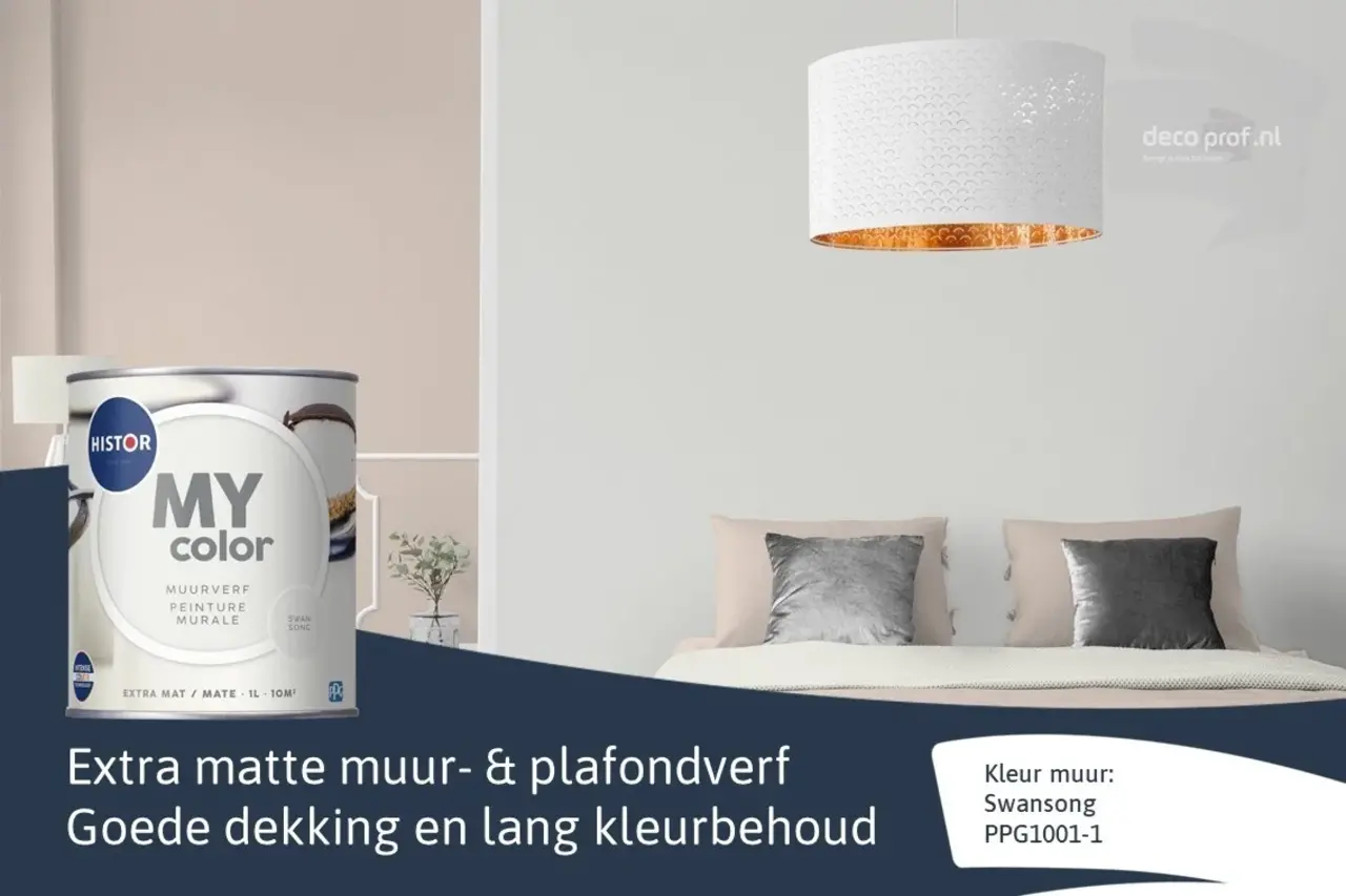 Histor My Color Muurverf Extra Mat Swansong Histor My Color Muurverf Extra Mat Swansong