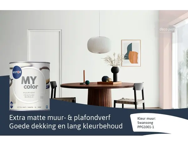 Histor My Color Muurverf Extra Mat Swansong Histor My Color Muurverf Extra Mat Swansong