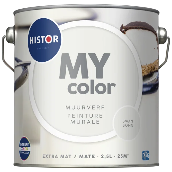 Histor My Color muurverf extra mat swansong 25 liter