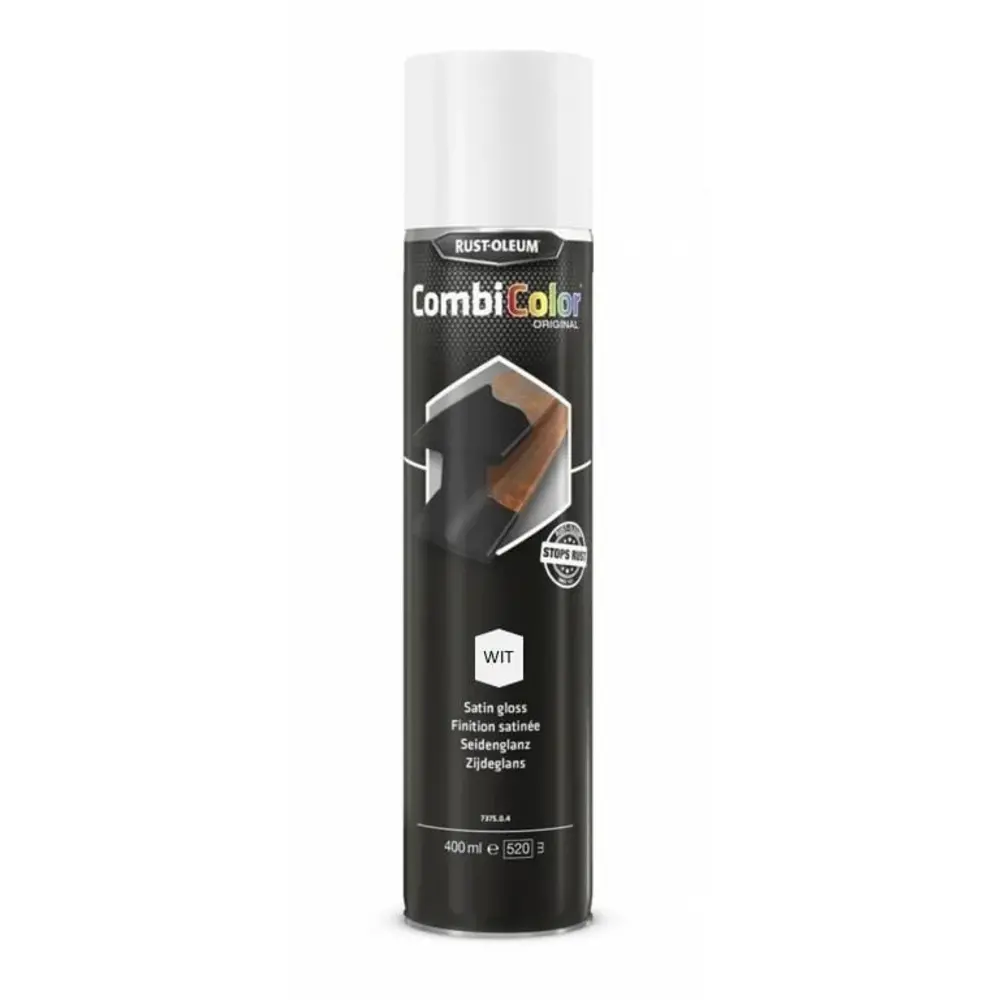 Rust-Oleum Combicolor 7394 Zijdeglans Wit Spuitbus