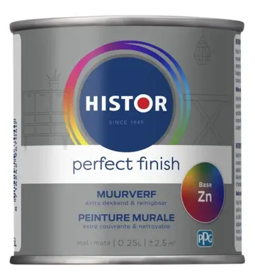 Histor Perfect Finish Muurverf Mat Tester