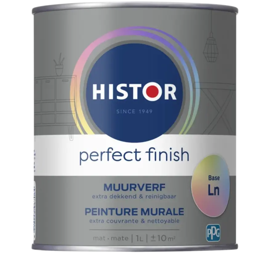 Histor Perfect Finish Muurverf Mat - 1 LTR 