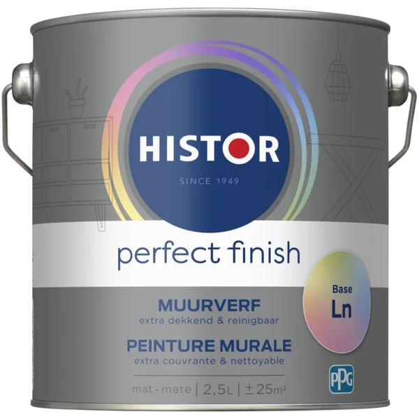 Histor Perfect Finsh Muurverf Wit 25l