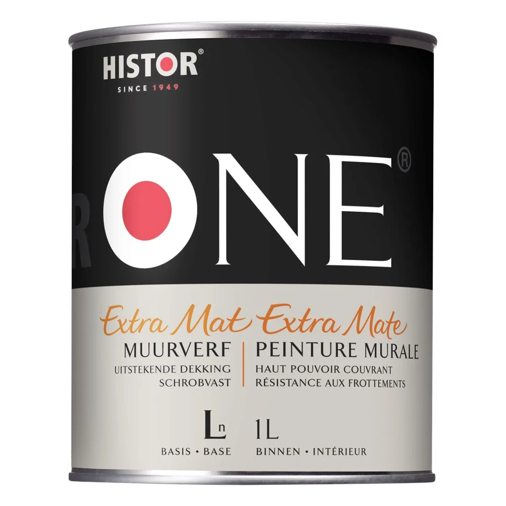 One Muurverf Extra Mat | 1 LTR | Wit