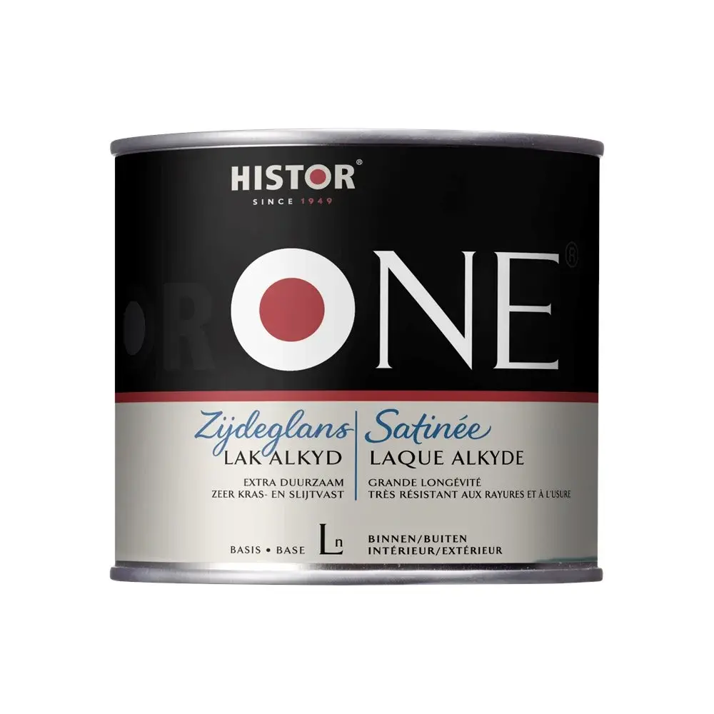 Histor One Lak Zijdeglans Alkyd (Terpentinegedragen) Histor One Lak Zijdeglans Alkyd (Terpentinegedragen)