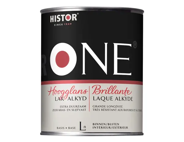 Histor One Lak Hoogglans Alkyd (Terpentinegedragen) Histor One Lak Hoogglans Alkyd (Terpentinegedragen)