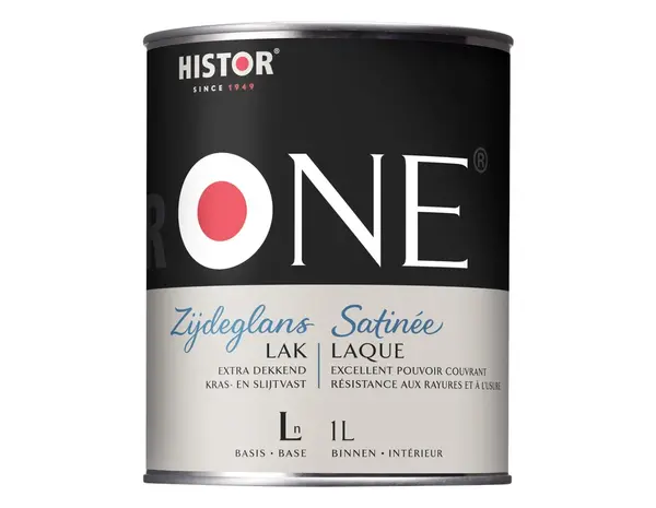 Histor One Lak Zijdeglans Acryl (Watergedragen) Histor One Lak Zijdeglans Acryl (Watergedragen)
