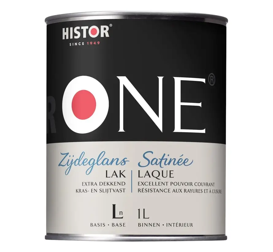 Histor One Lak Zijdeglans Acryl (Watergedragen) - 500 ML 