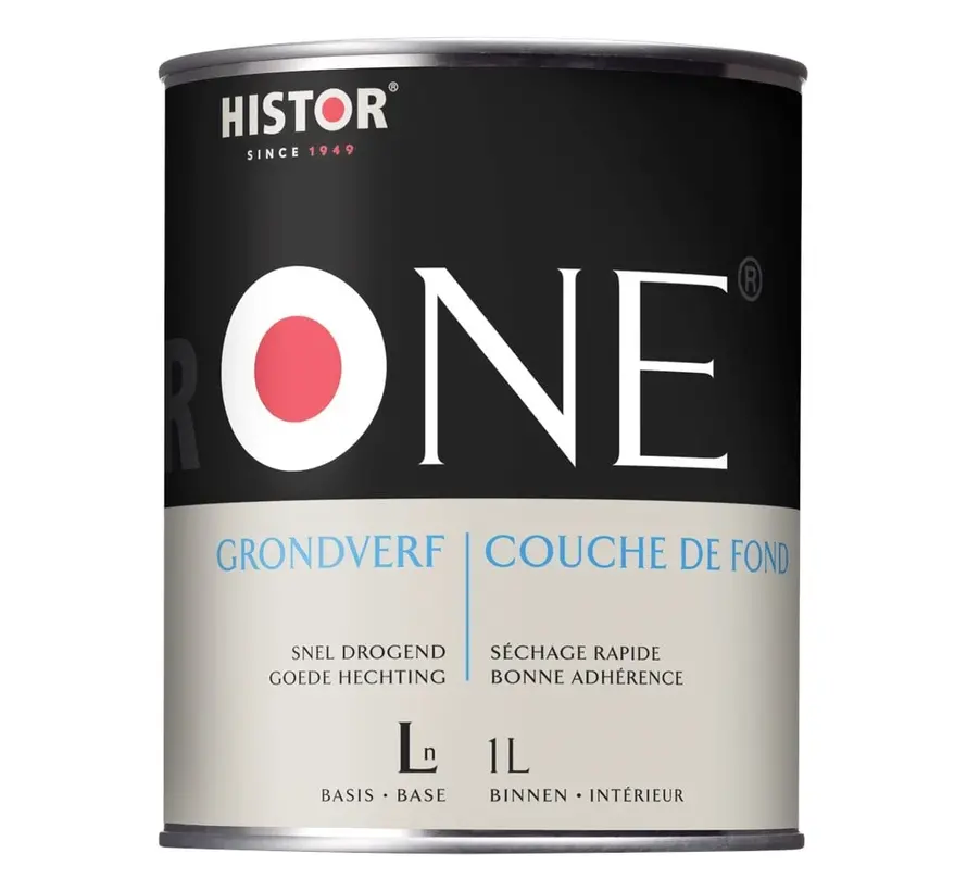 Histor One Grondverf Acryl (Watergedragen) - 1 LTR 