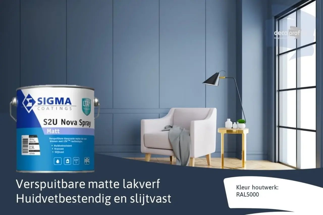 Sigma S2U Nova Spray Matt | Verspuitbare Matte Lakverf Binnen