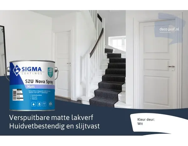 Sigma S2U Nova Spray Matt | Verspuitbare Matte Lakverf Binnen