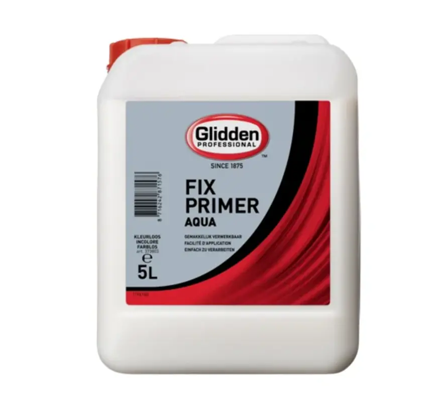 Glidden Fix Primer Aqua Transparant - 5 LTR