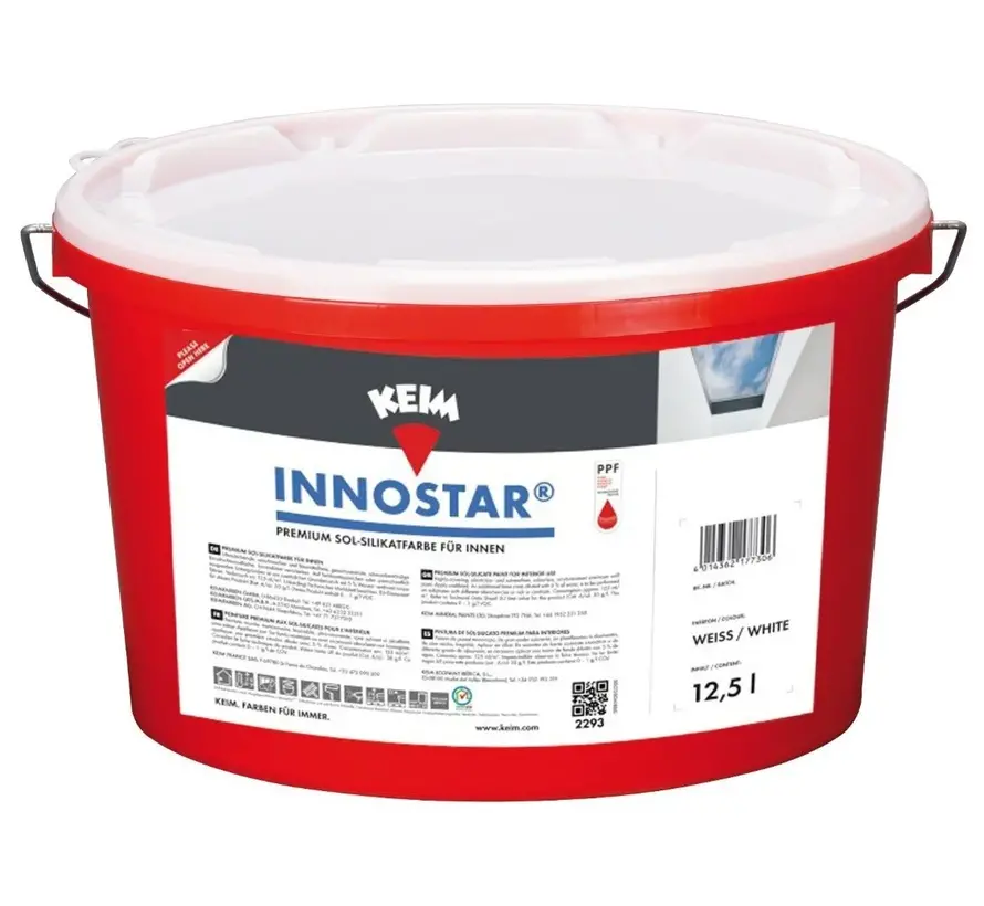 Keim Innostar | Matte Muurverf en Plafondverf - 12,5 LTR 