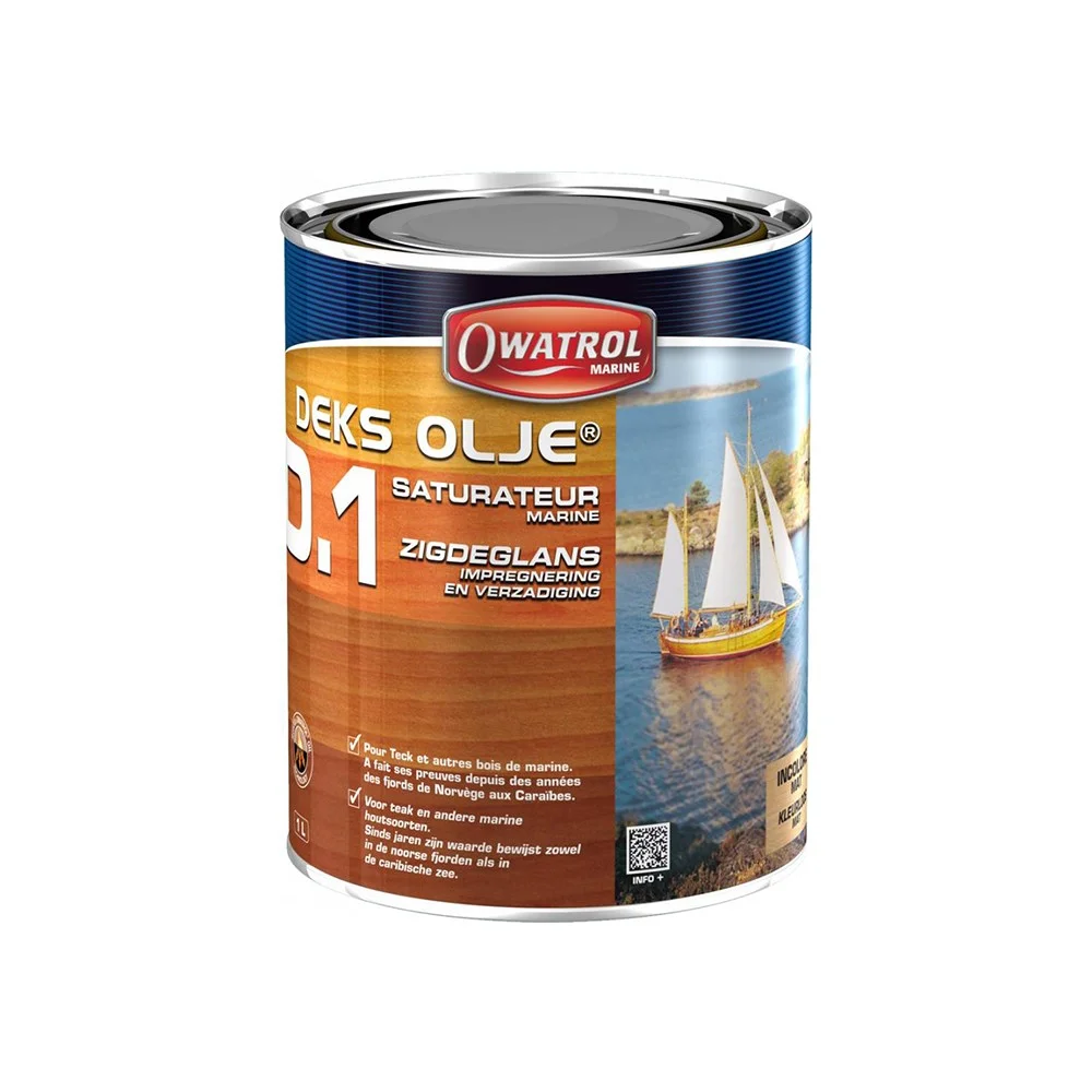Deks Olje D.1 | Zijdeglans Impregneer | 1 LTR