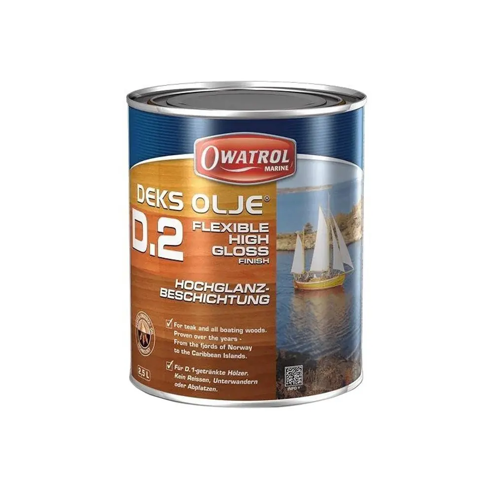 Owatrol Deks Olje D.2 | Hoogglans Blanke Lak