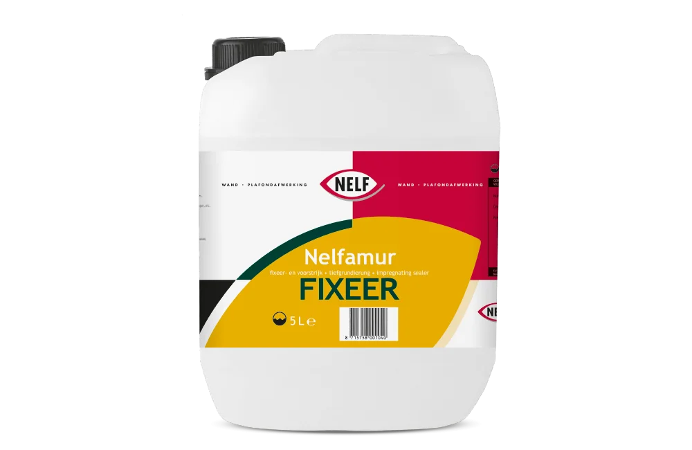 Nelfamur Fixeer | Voorstrijk Binnen & Buiten | 5 LTR