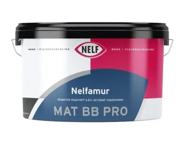 Nelf Nelfamur Pro Mat BB | Matte Muur- en Plafondverf