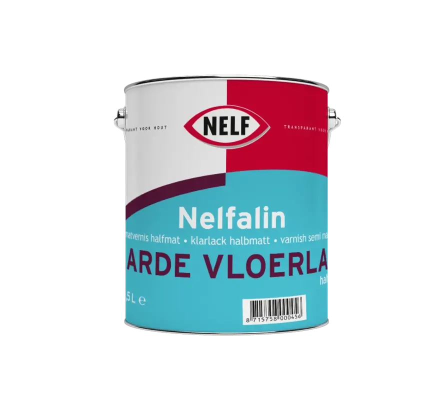 Nelf Nelfalin Harde Vloerlak Halfmat | Transparante Vloer- en Traplak - 250 ML