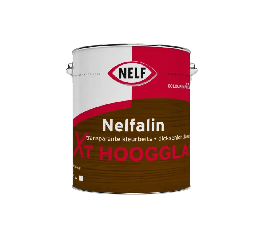 Nelf Nelfalin XT Hoogglans | Transparante Hoogglans Beits - 1 LTR 