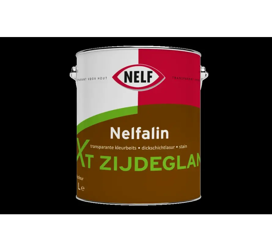 Nelf Nelfalin XT Zijdeglans | Transparante Zijdeglans Beits - 1 LTR 