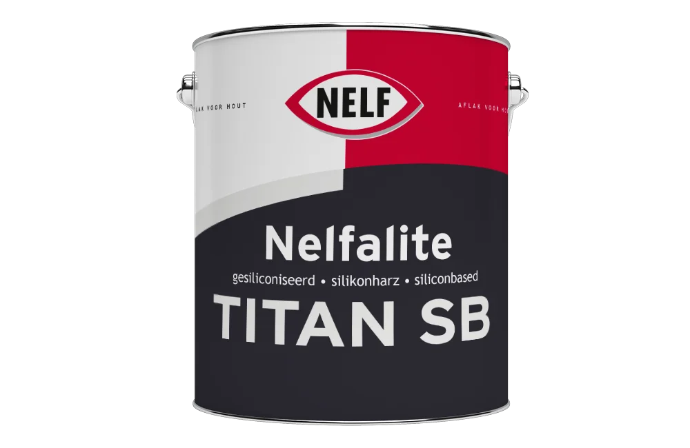 Nelfalite Titan SB | Hoogglans Buitenlak | 2,5 LTR | Wit