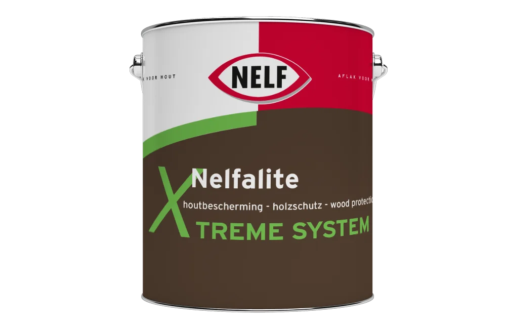 Nelfalite Xtreme System | Zijdeglans Eén|pot|systeem | 1 LTR | Wit