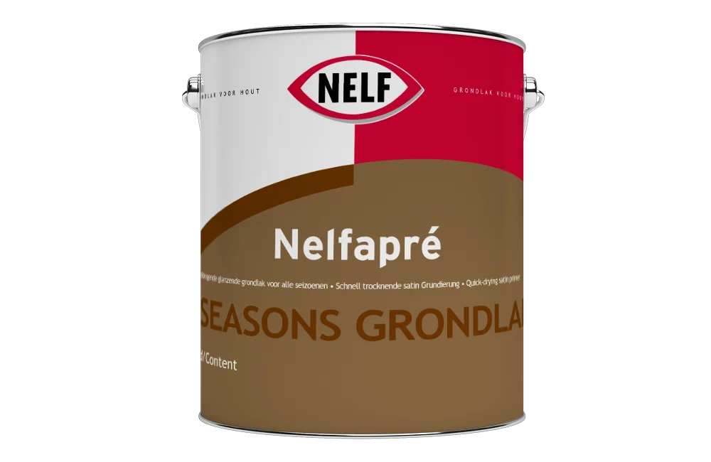 Nelfapre 4 Seasons Grondlak | Grond| en Voorlak Buiten | 1 LTR | Kleur