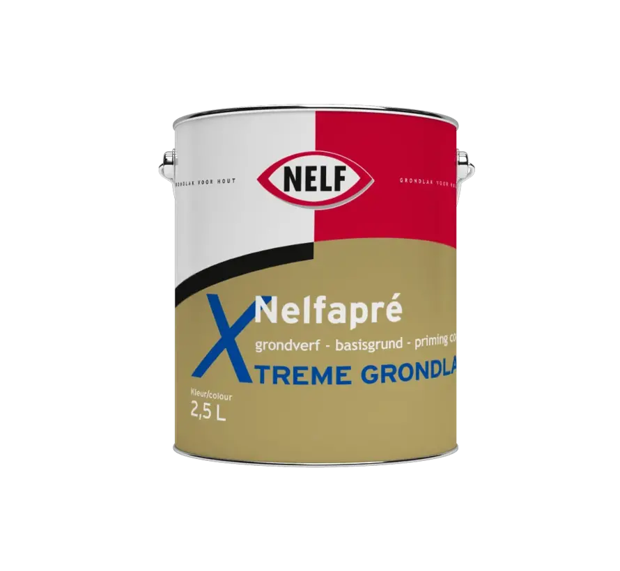 Nelf Nelfapre Xtreme Grondlak | Grond- en Voorlak Buiten - 1 LTR 