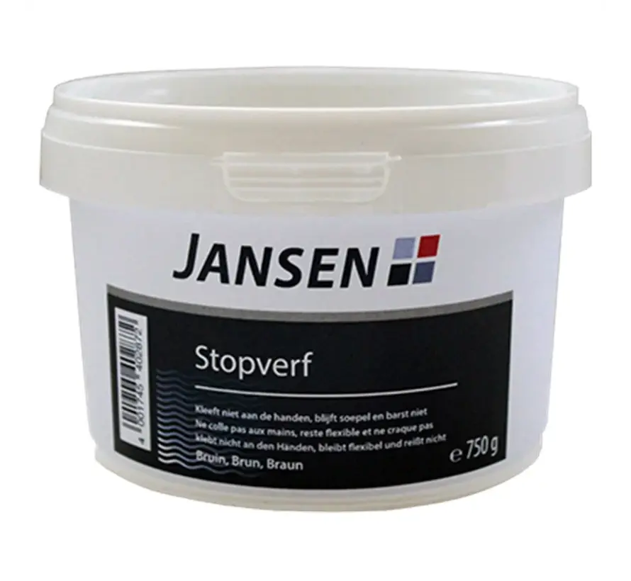 Jansen Stopverf Bruin - 750 GR 