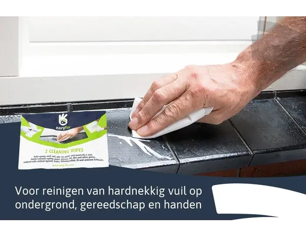 EazyFix Reinigingsdoekjes - 2 stuks EazyFix Reinigingsdoekjes - 2 stuks