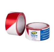 HPX Tapes Afzetlint Wit/Rood 100 mtr