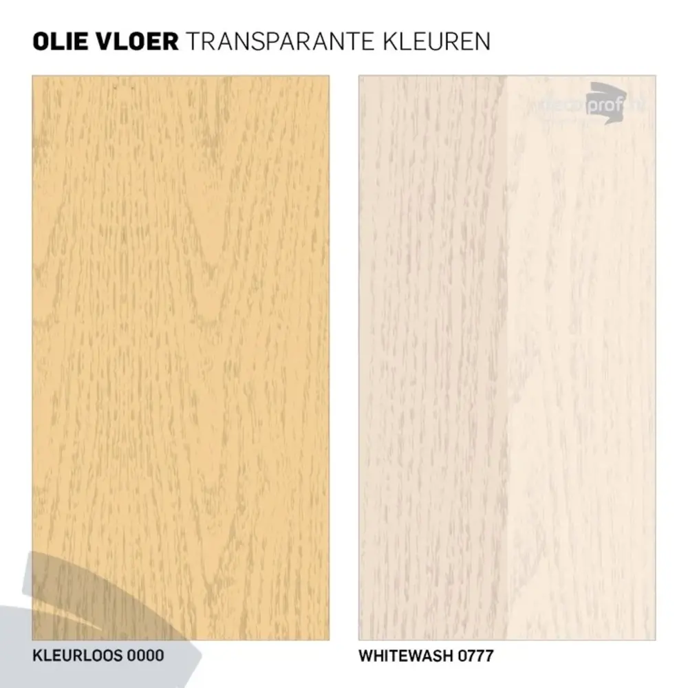 Rambo Vloer Olie Transparant Mat Whitewash 0777 Rambo Vloer Olie Transparant Mat Whitewash 0777