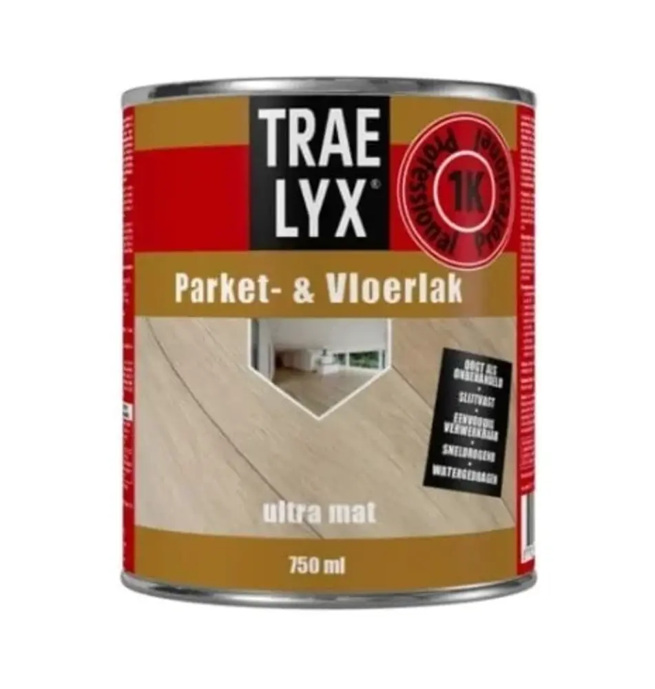 Trae-lyx Parket- en Vloerlak Ultra-Mat Trae-lyx Parket- en Vloerlak Ultra-Mat