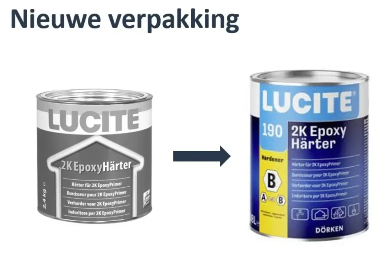 Lucite 190 2K Epoxy Harter | Verharder Lucite 190 2K Epoxy Harter | Verharder