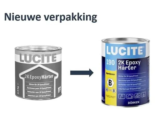 Lucite 190 2K Epoxy Harter | Verharder Lucite 190 2K Epoxy Harter | Verharder