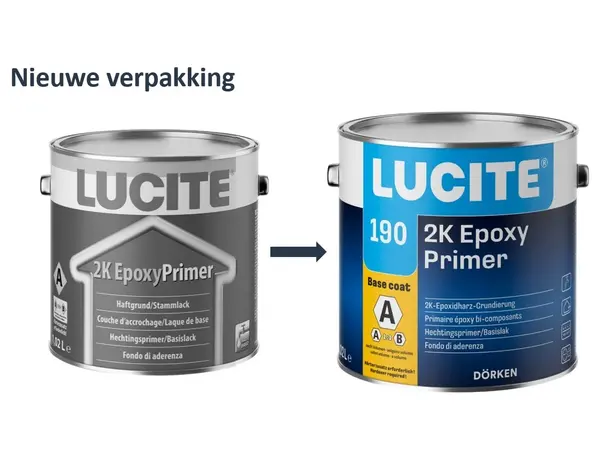 Lucite 190 2K Epoxy Primer | Let op: excl. verharder Lucite 190 2K Epoxy Primer | Let op: excl. verharder