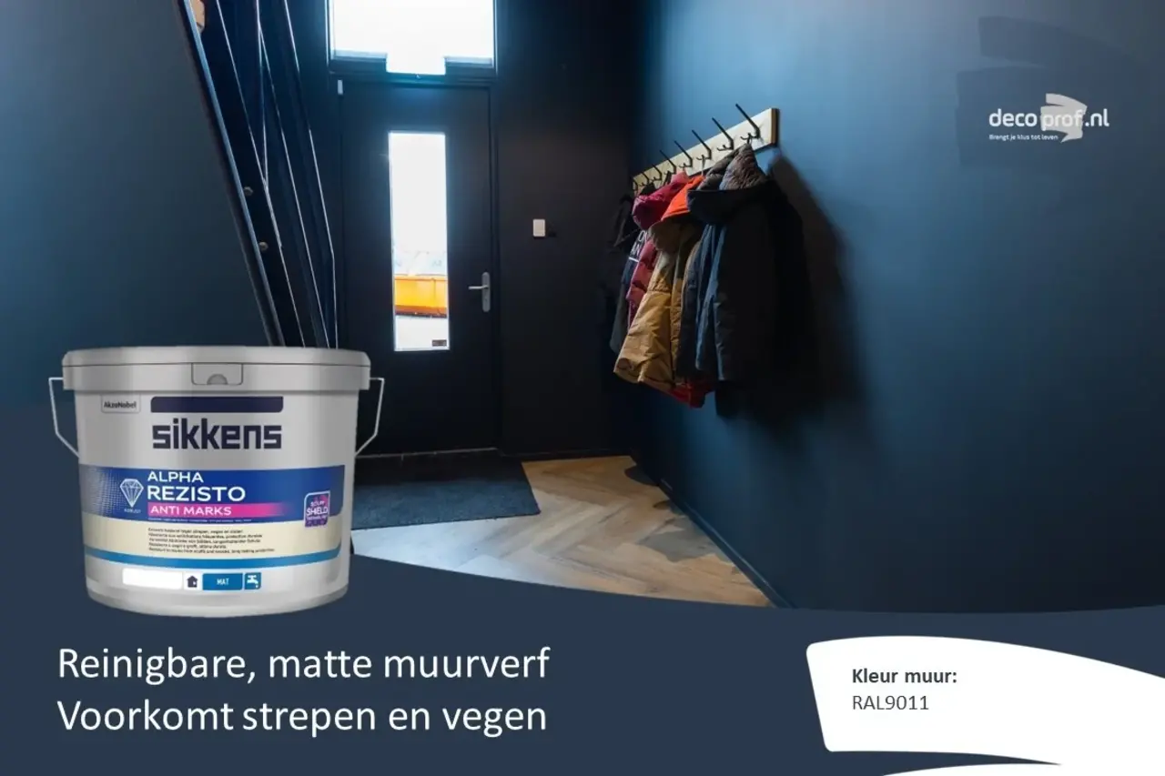 Sikkens Alpha Rezisto Anti-Marks Mat | Matte Reinigbare Muurverf