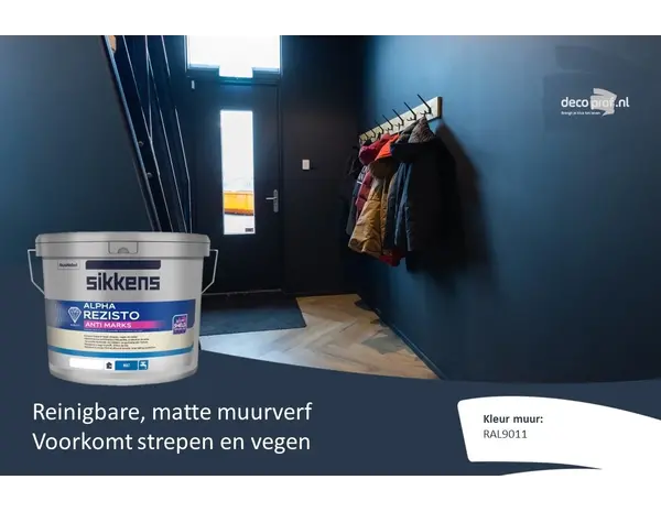 Sikkens Alpha Rezisto Anti-Marks Mat | Matte Reinigbare Muurverf