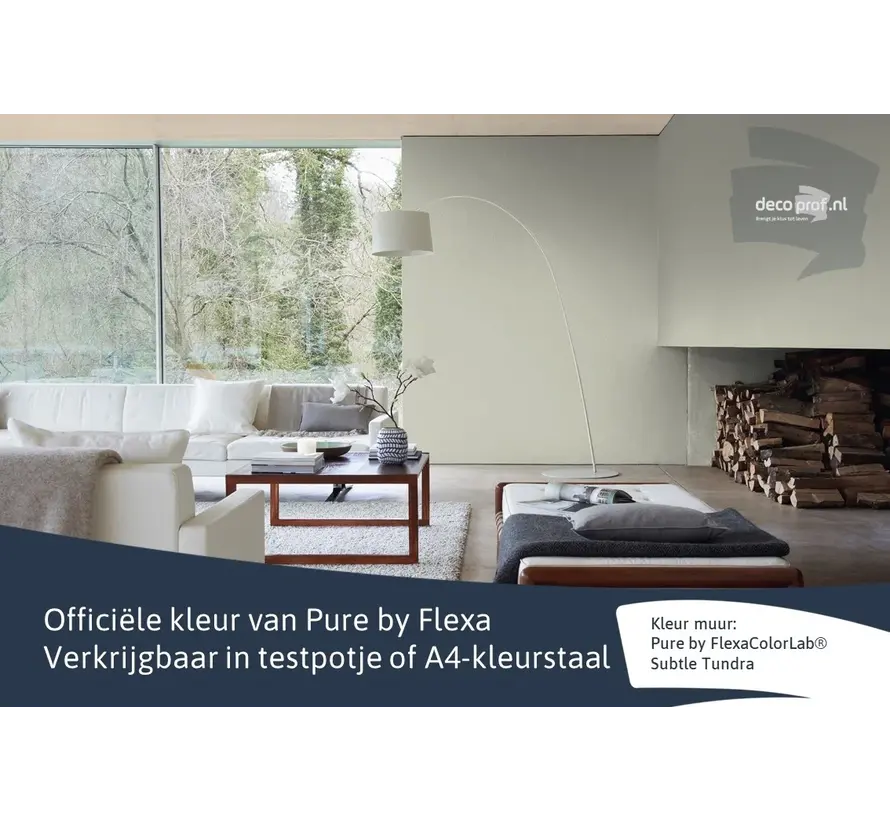 Kleurstaal Flexa Pure Subtle Tundra - A4 Formaat