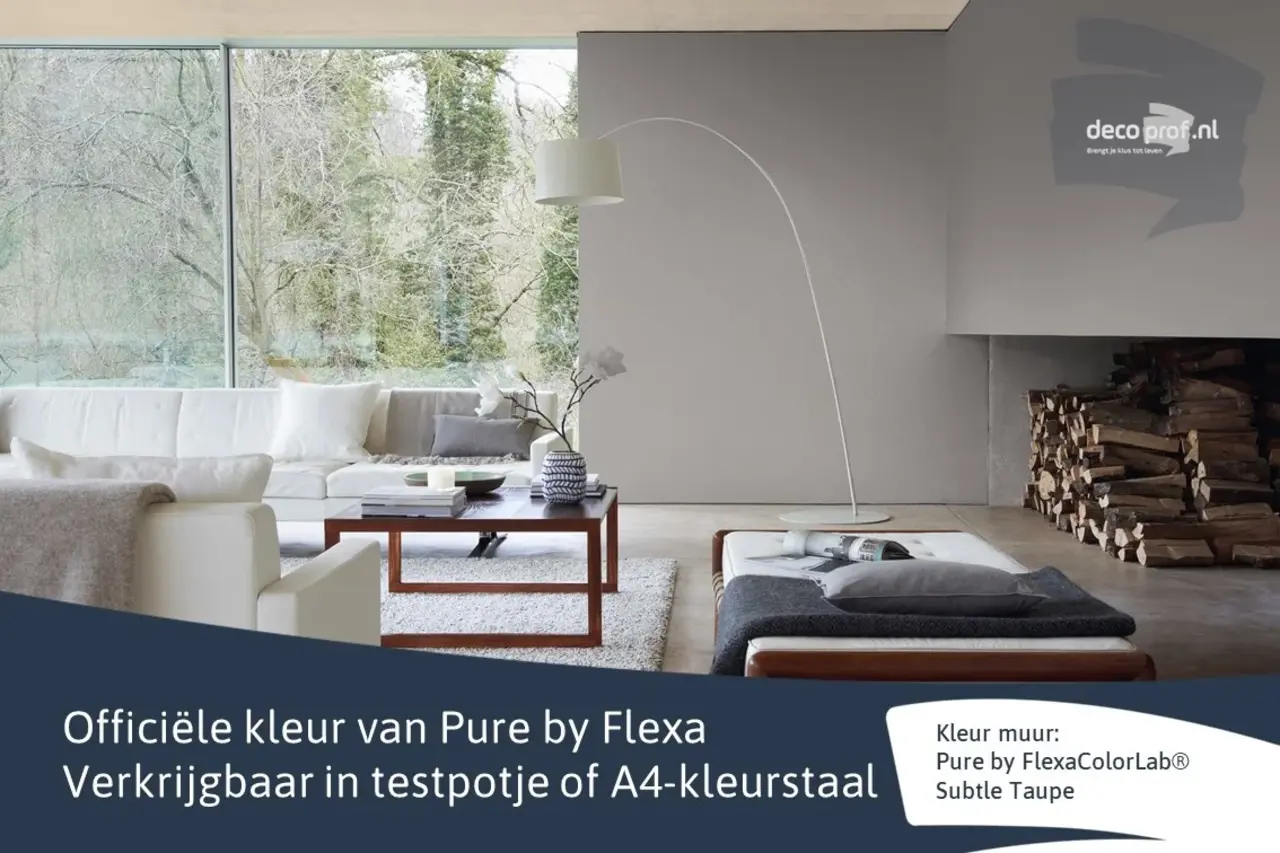 Kleurstaal Flexa Pure Subtle Taupe Kleurstaal Flexa Pure Subtle Taupe