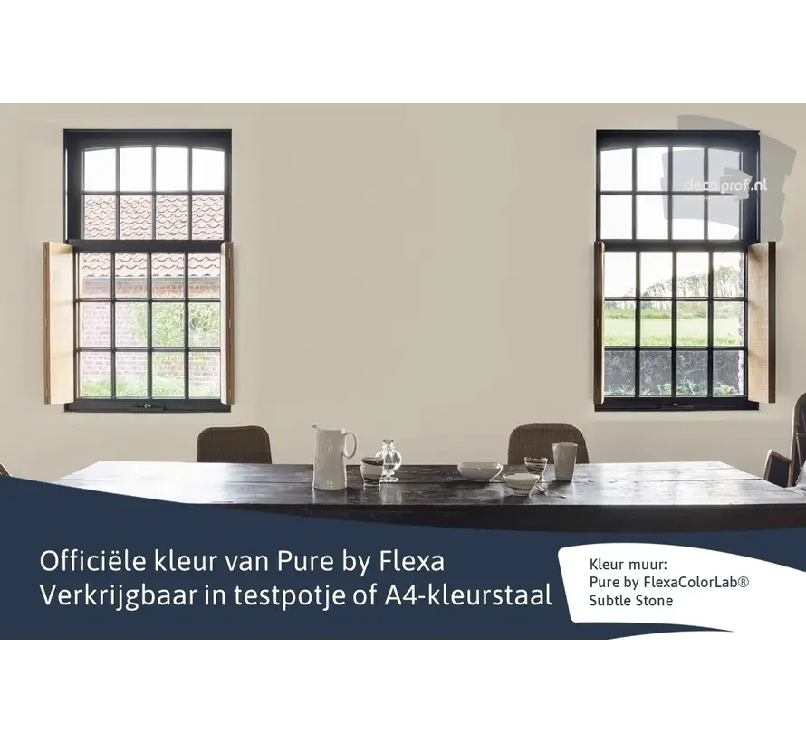 Kleurstaal Flexa Pure Subtle Stone - A4 Formaat