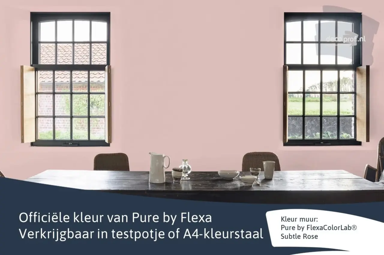 Kleurstaal Flexa Pure Subtle Rose