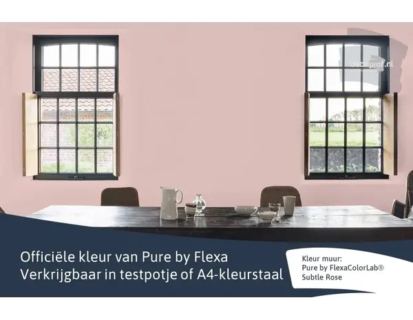 Kleurstaal Flexa Pure Subtle Rose