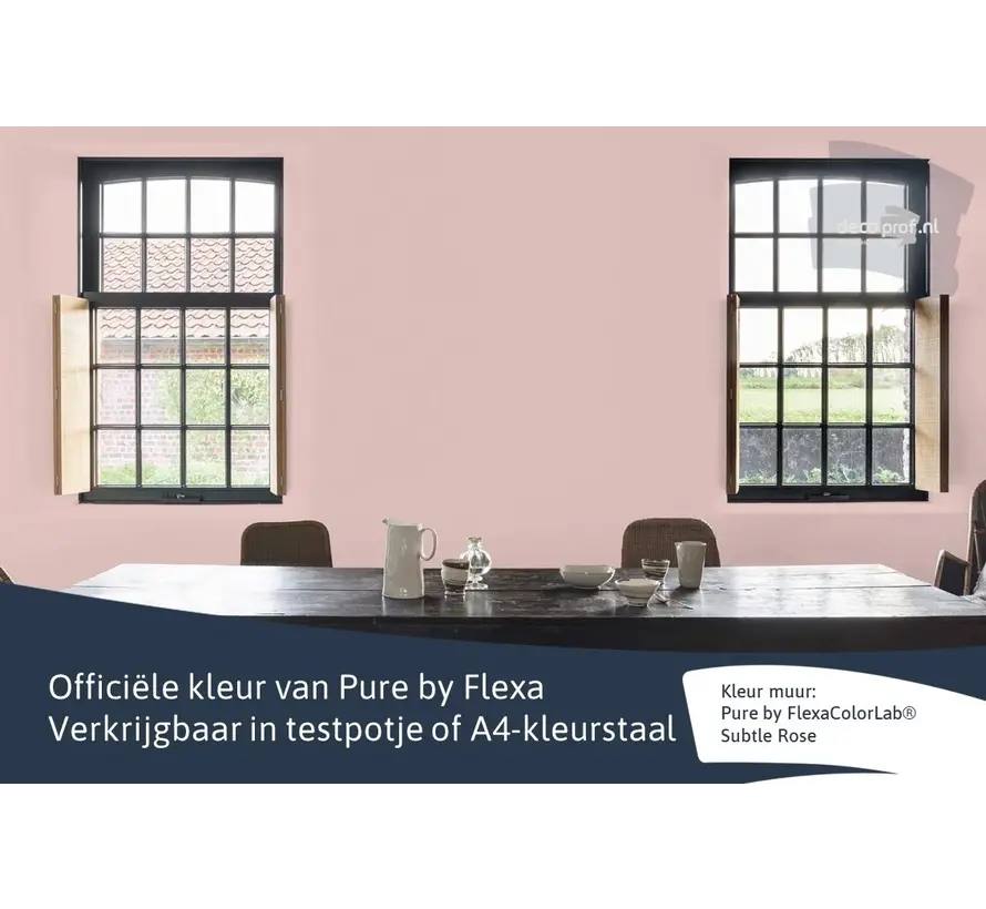 Kleurstaal Flexa Pure Subtle Rose - A4 Formaat