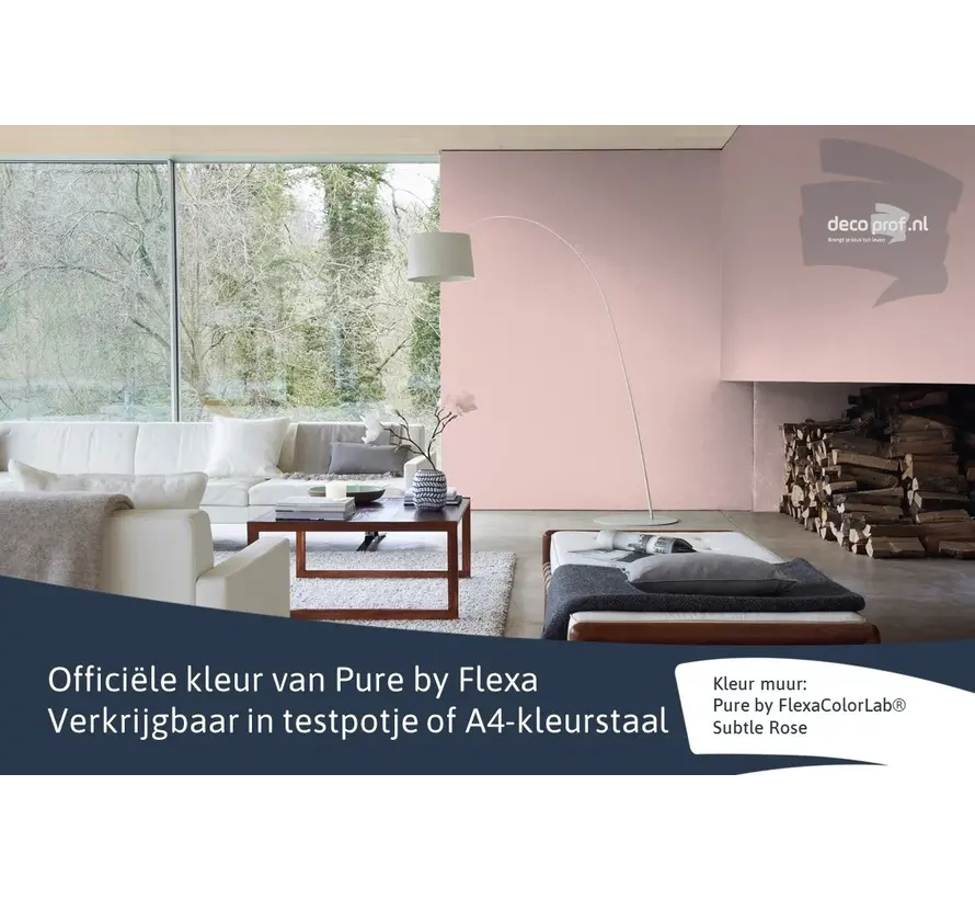 Kleurstaal Flexa Pure Subtle Rose - A4 Formaat