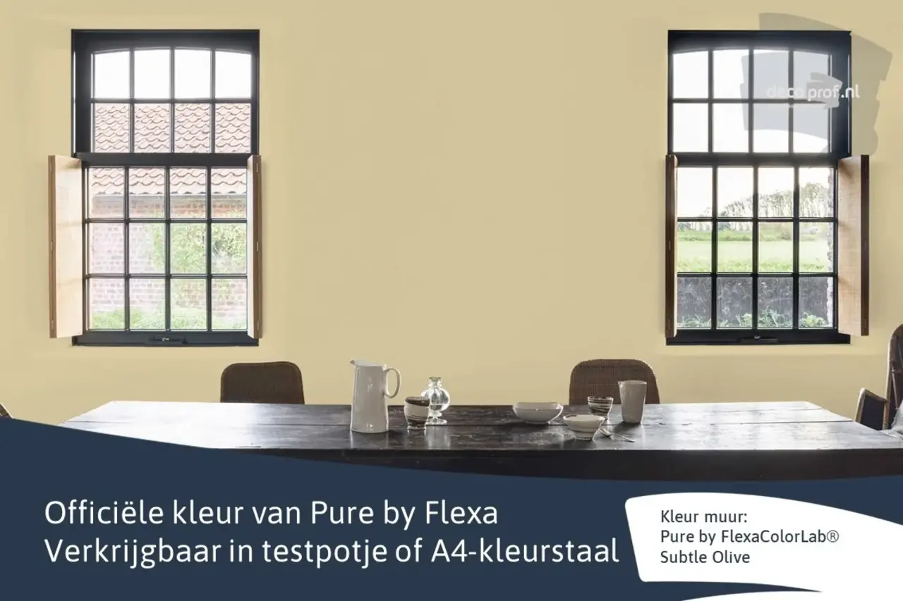 Kleurstaal Flexa Pure Subtle Olive Kleurstaal Flexa Pure Subtle Olive