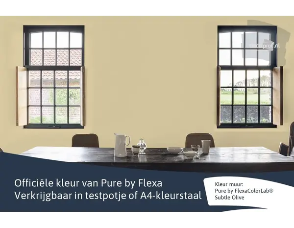 Kleurstaal Flexa Pure Subtle Olive Kleurstaal Flexa Pure Subtle Olive