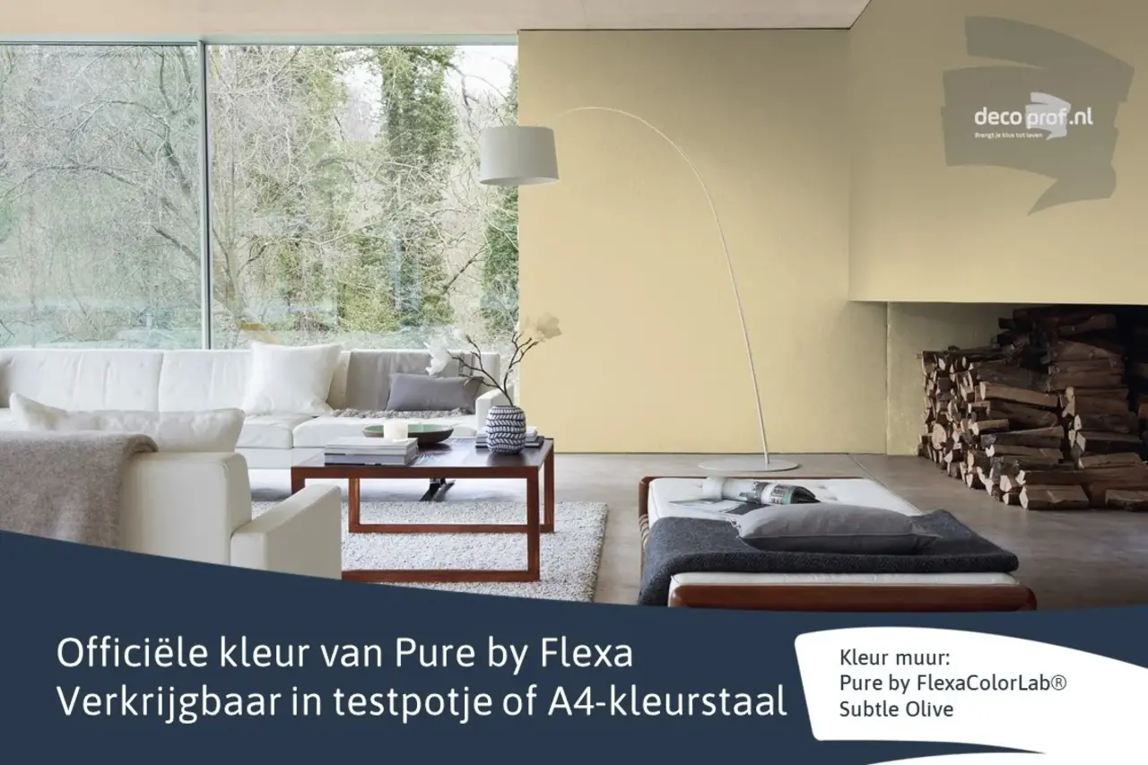 Kleurstaal Flexa Pure Subtle Olive Kleurstaal Flexa Pure Subtle Olive