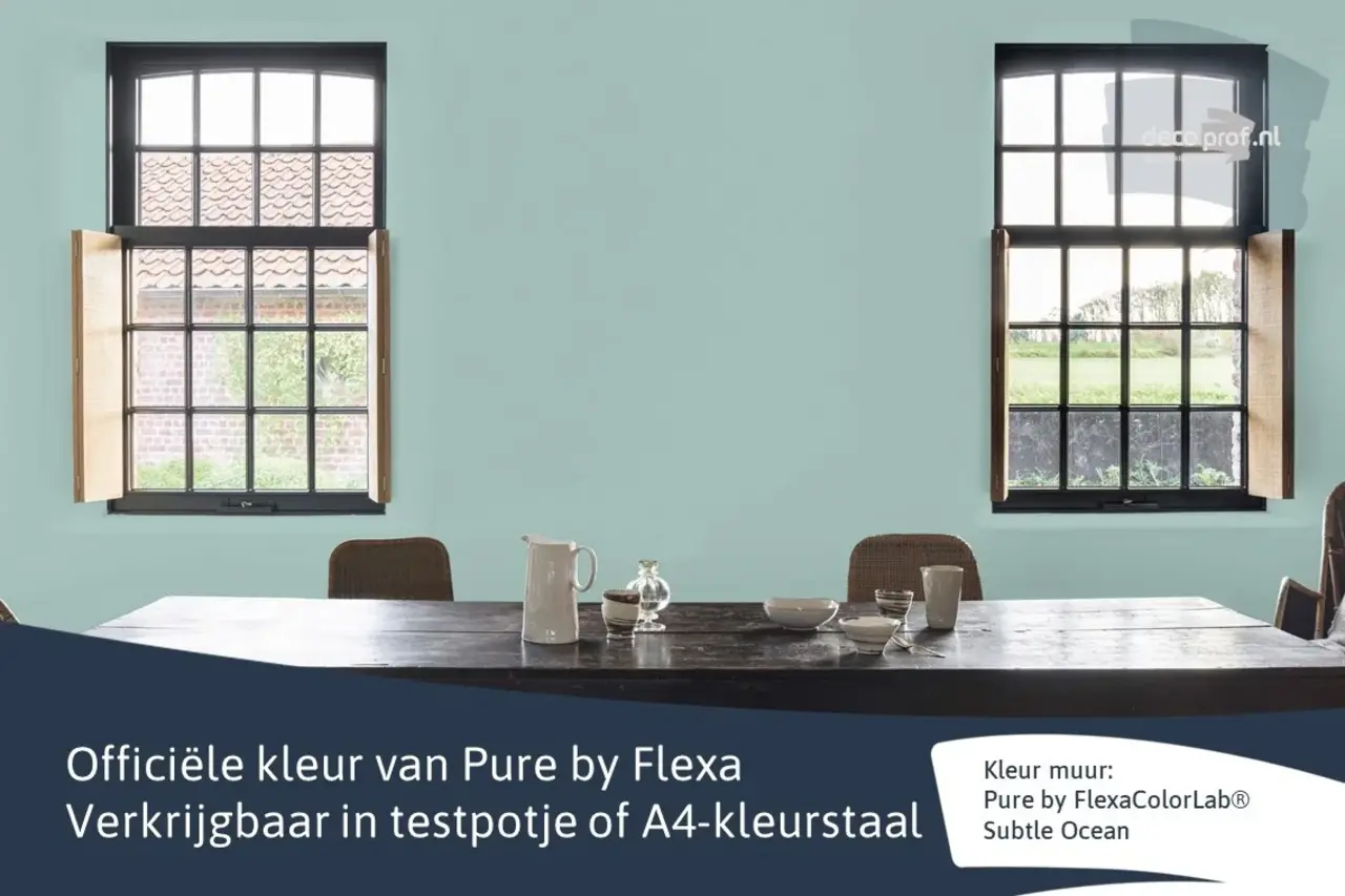 Kleurstaal Flexa Pure Subtle Ocean Kleurstaal Flexa Pure Subtle Ocean