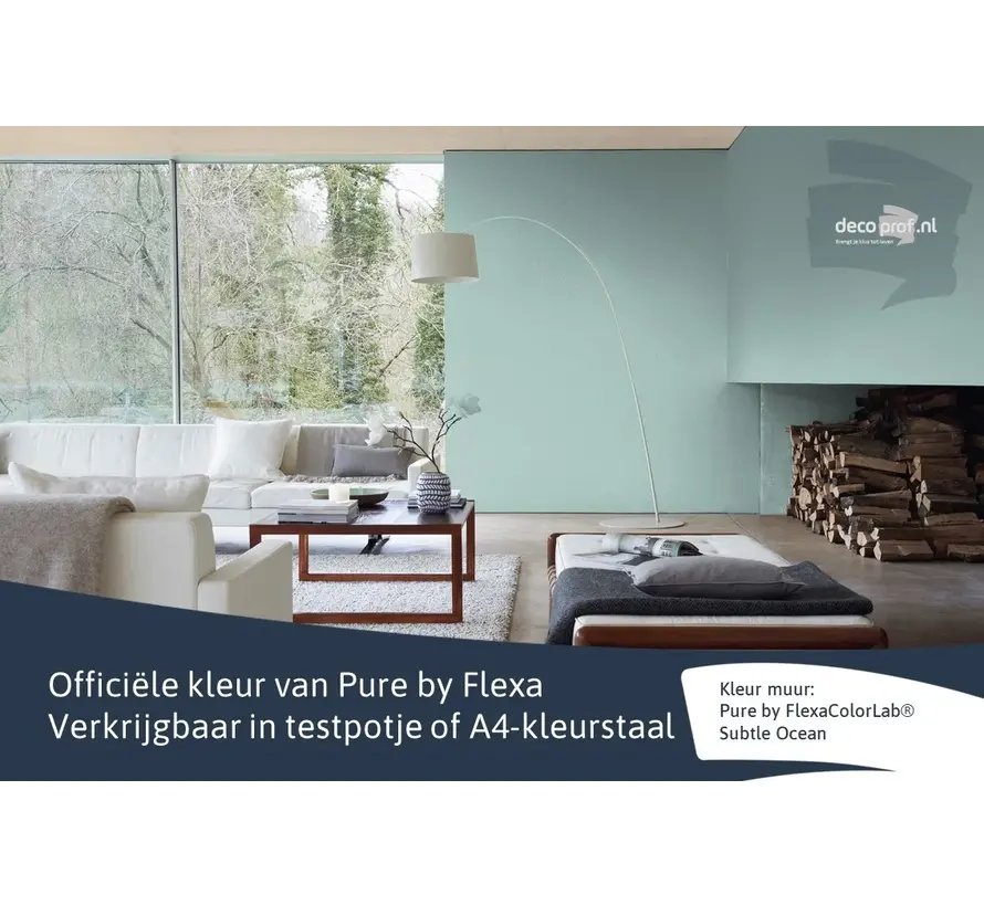 Kleurstaal Flexa Pure Subtle Ocean - A4 Formaat